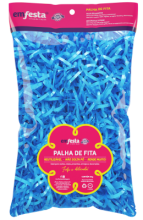 Palha de Fita Azul Claro